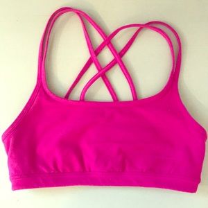 Athleta - Raspberry Sports Bra -size S
